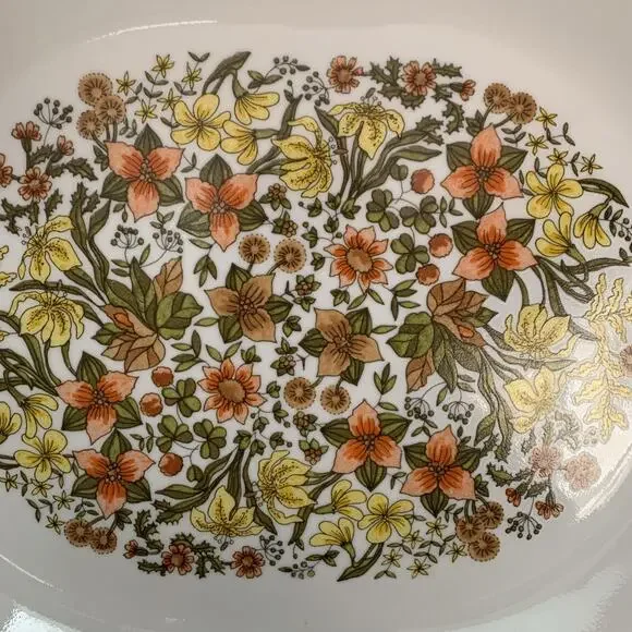 Vintage Corelle by Corning INDIAN SUMMER 12¼" x 10" Serving Platter Plate - Picture 2 of 4